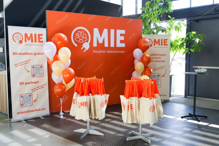 alt="MIE-Nettverkets stand under Eliaden"